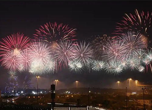 中江县焰火晚会